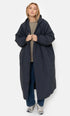 Âme antwerp morgan long coat dark grey